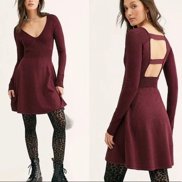 Free People Dresses & Skirts - NWOT free people mini dress size S metallic